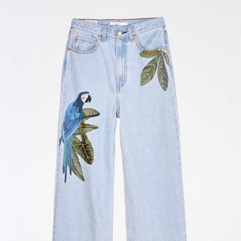 Levi’s Farm X Rio NWT rare parrot jean Sz 24–Sz 0 - Picture 16 of 16